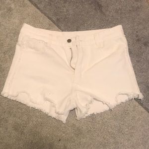 White Shorts